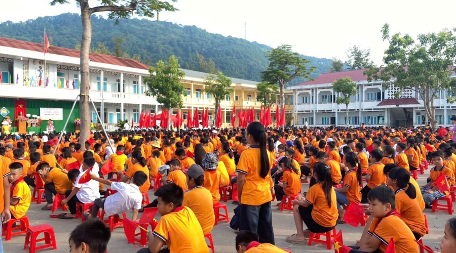 ảnh tựu trường